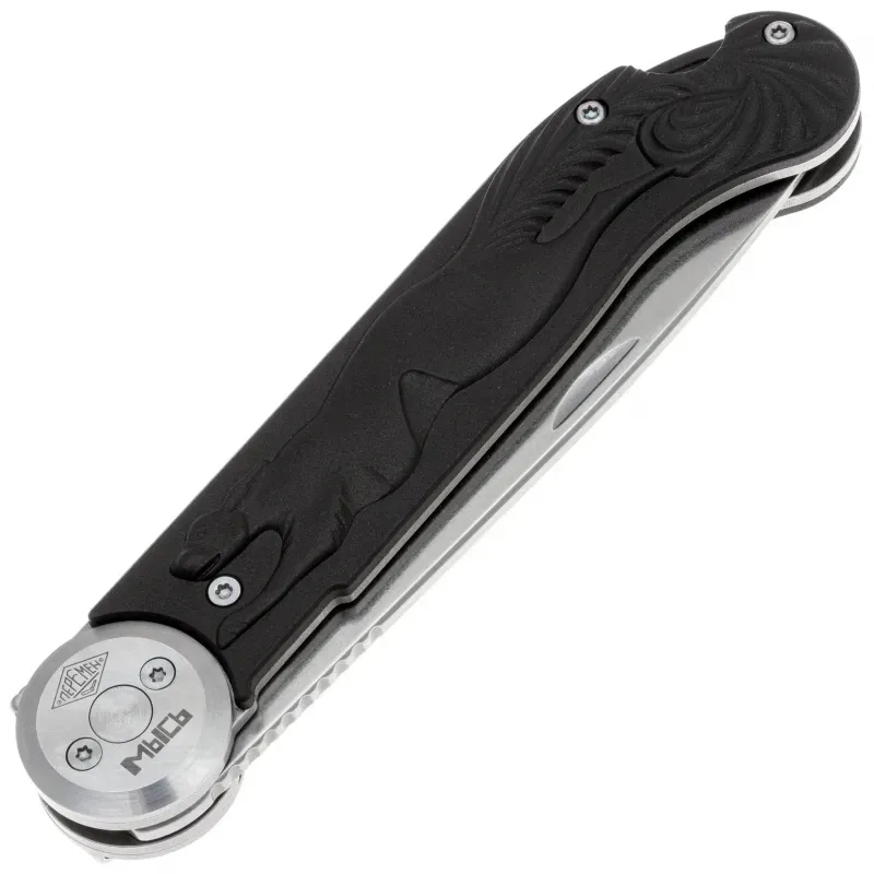 Складной нож Перемен Мысь stonewash 8Cr14MoV, рукоять Black FRN