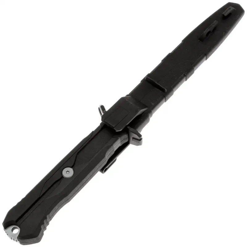 Тактический нож Mr.Blade Leshiy stonewash сталь AUS-8, рукоять Black Elastron
