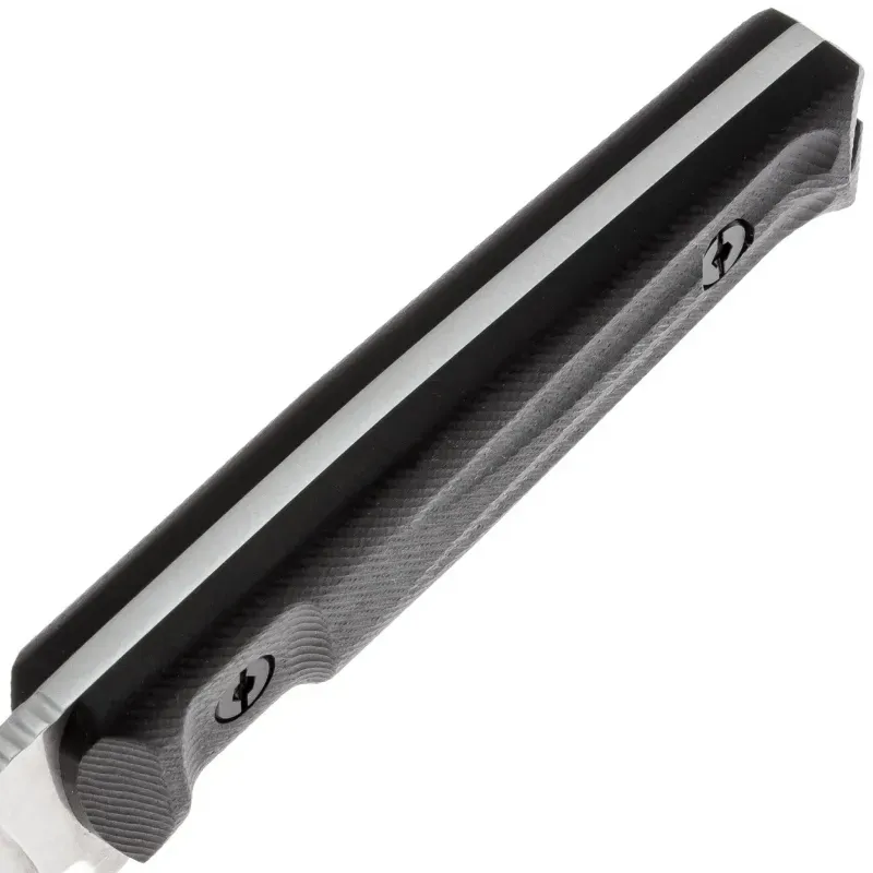 Тактический нож Kizlyar Supreme Sturm сталь AUS-8 Stonewash, рукоять Black G10