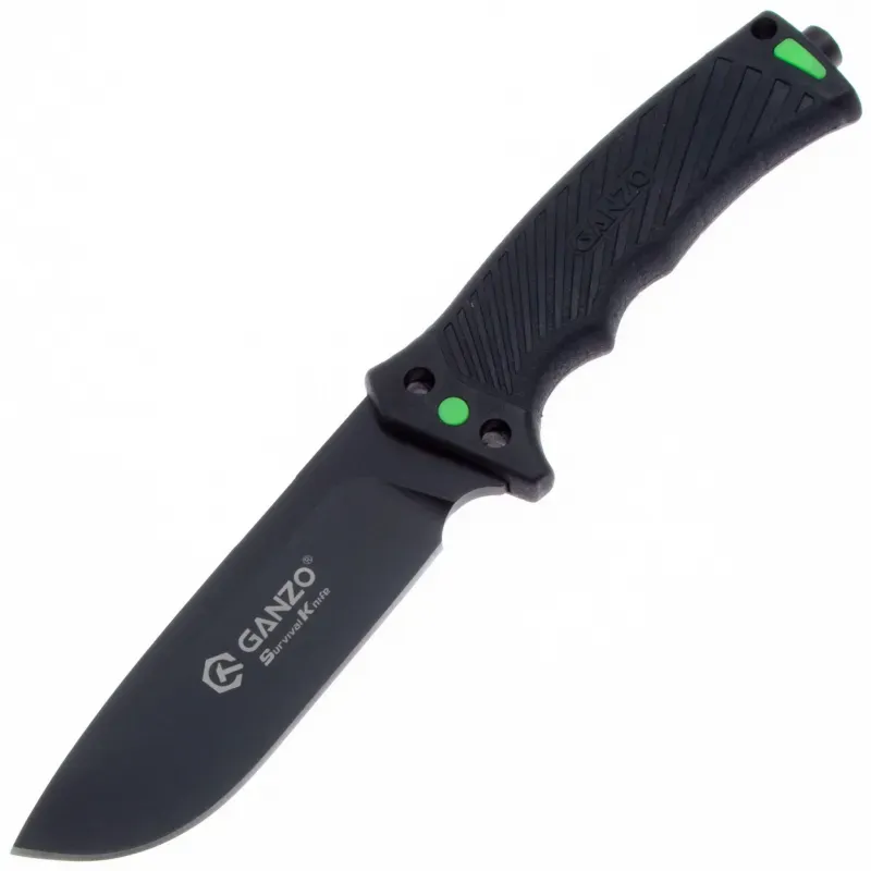 Туристический нож Ganzo G8012 vers.2.0 cталь 8Cr13MoV, рукоять ABS/TPE