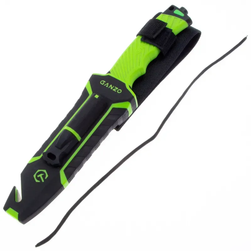 Туристический нож Ganzo G8012 vers.2.0 cталь 8Cr13MoV, рукоять ABS/TPE