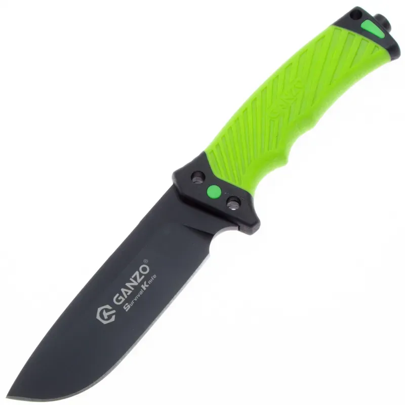 Туристический нож Ganzo G8012 vers.2.0 cталь 8Cr13MoV, рукоять ABS/TPE