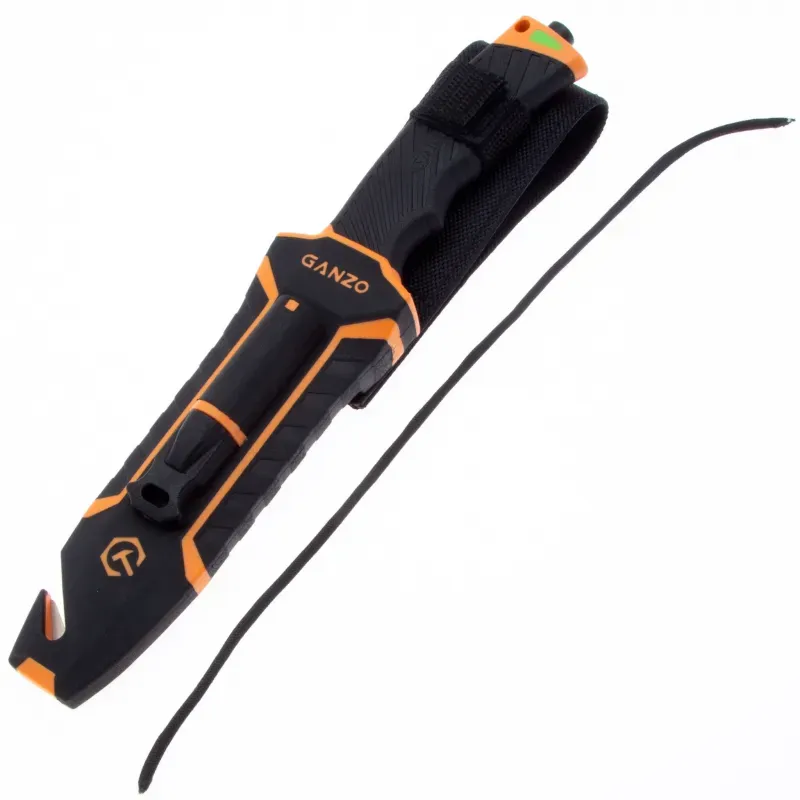 Туристический нож Ganzo G8012 vers.2.0 cталь 8Cr13MoV, рукоять ABS/TPE