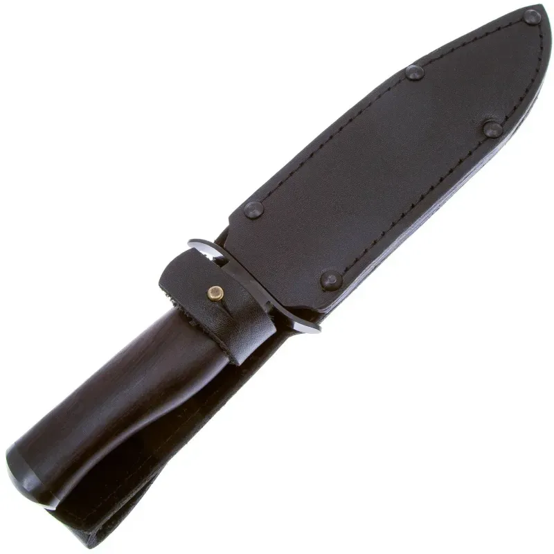 Туристический нож Титова Спецназ сталь ресорная 65Г, рукоять дерево