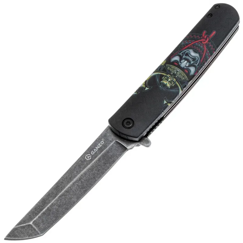 Нож Ganzo G626 Black Samurai cталь 440A рукоять ABS