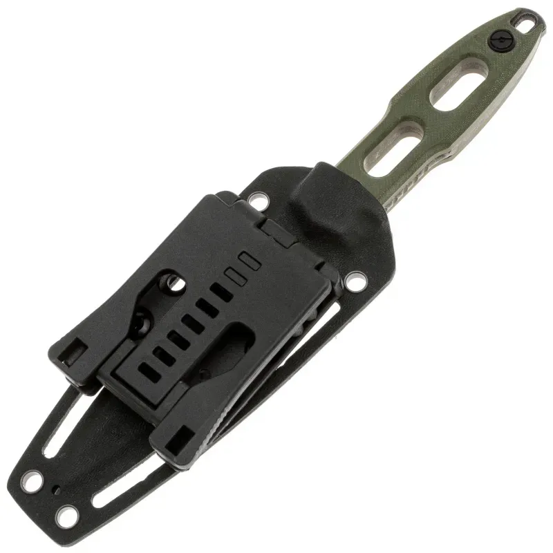 Тактический нож НОКС Кондор-Т blackwash сталь D2, рукоять Green G10