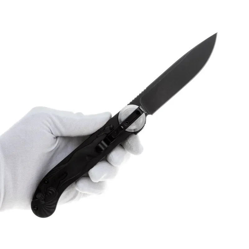 Складной нож Перемен Мысь blackwash 8Cr14MoV, рукоять Black FRN