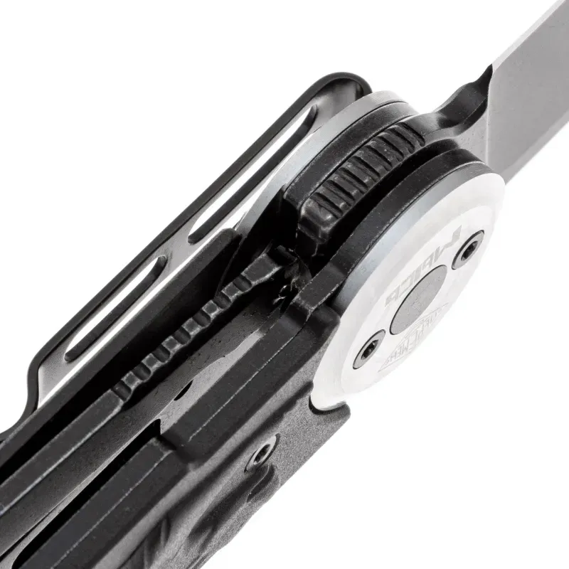 Складной нож Перемен Мысь blackwash 8Cr14MoV, рукоять Black FRN