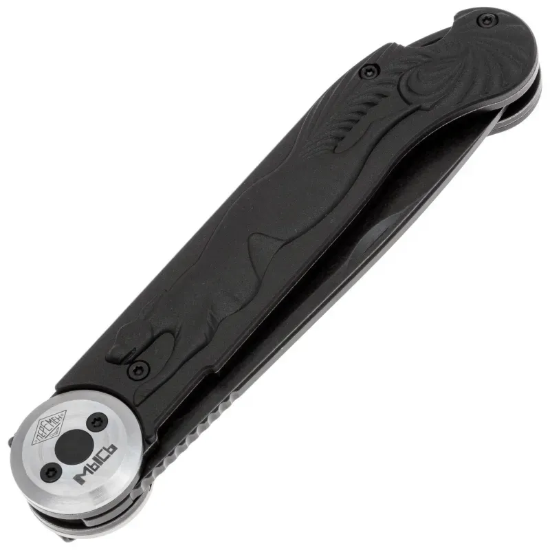 Складной нож Перемен Мысь blackwash 8Cr14MoV, рукоять Black FRN