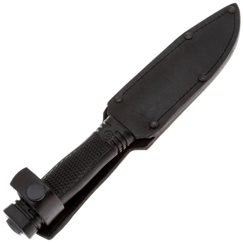 Нож Титова А.С. Удача сталь ресорная 65Г, рукоять резина