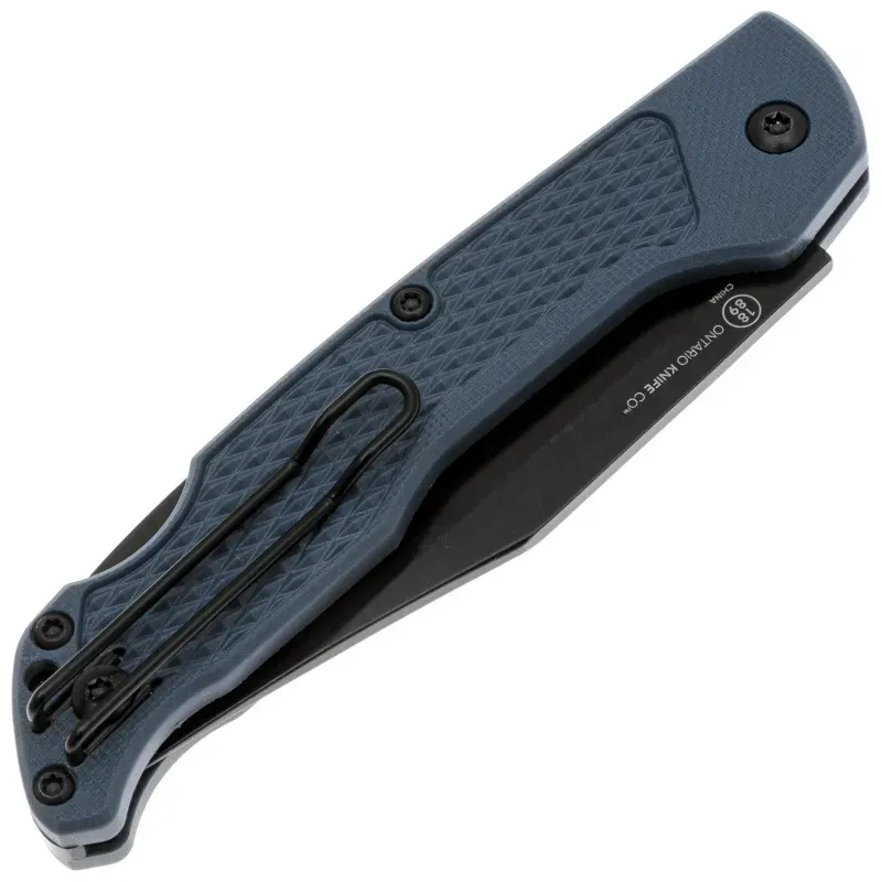 Складной нож Ontario Camp Plus EDC сталь 420, рукоять Grey GFN