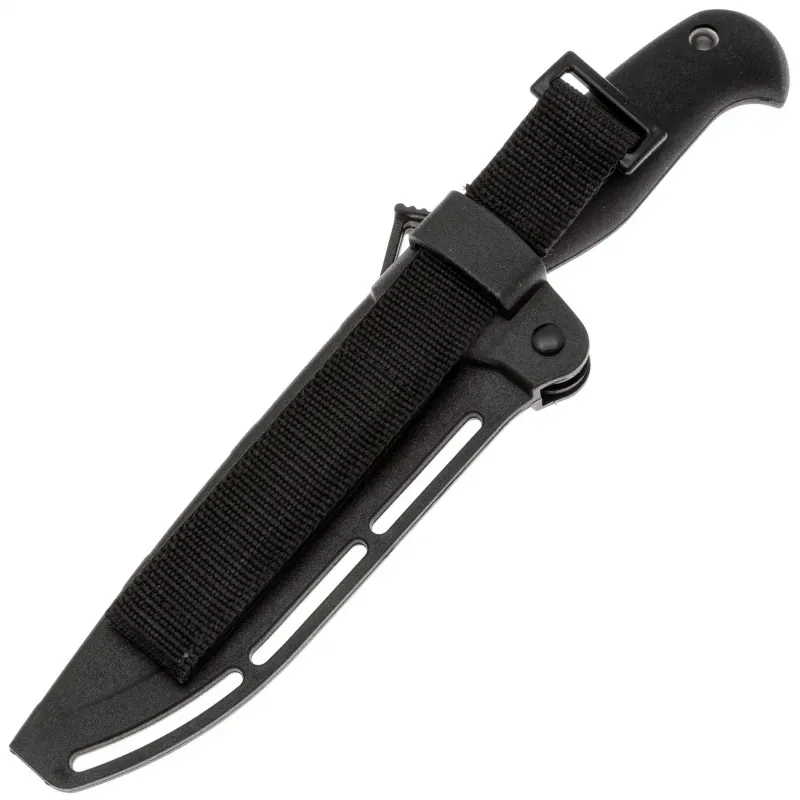 Туристический нож Кизляр Линь черный сталь AUS-8, рукоять эластрон