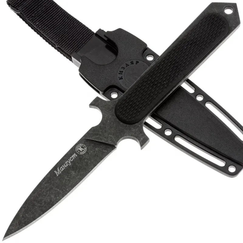 Туристический нож Кизляр Мангуст сталь AUS-8, рукоять эластрон