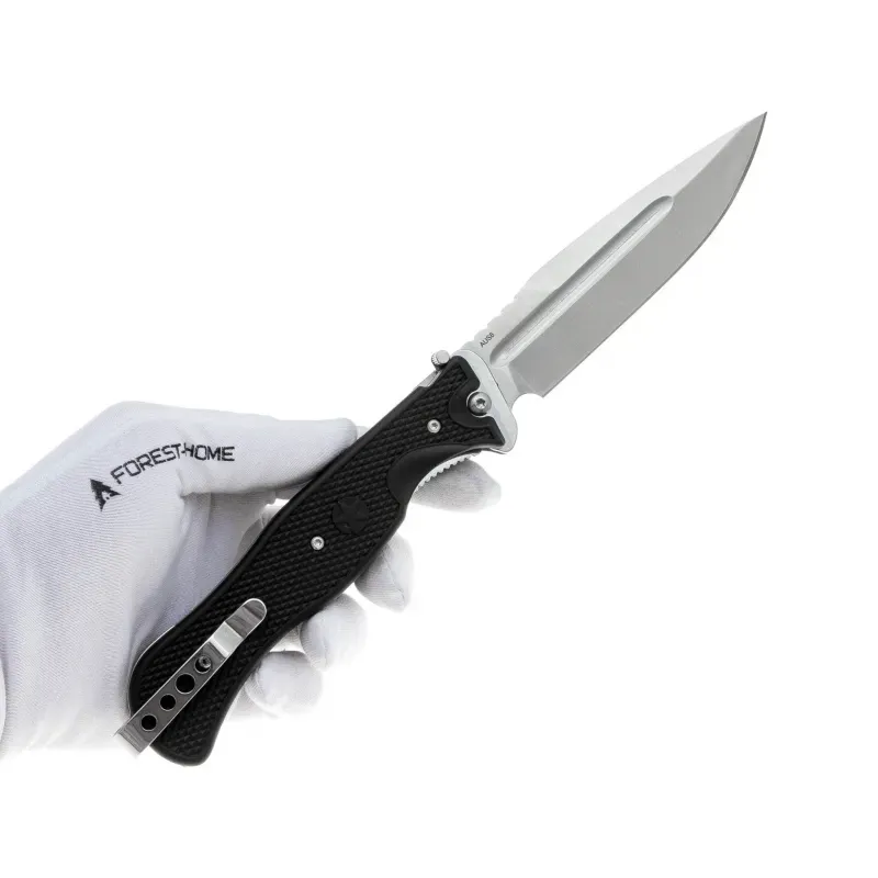 Складной нож НОКС Офицерский-С сталь AUS-8, рукоять Black ABS