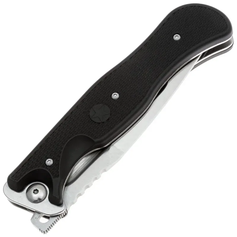 Складной нож НОКС Офицерский-С сталь AUS-8, рукоять Black ABS