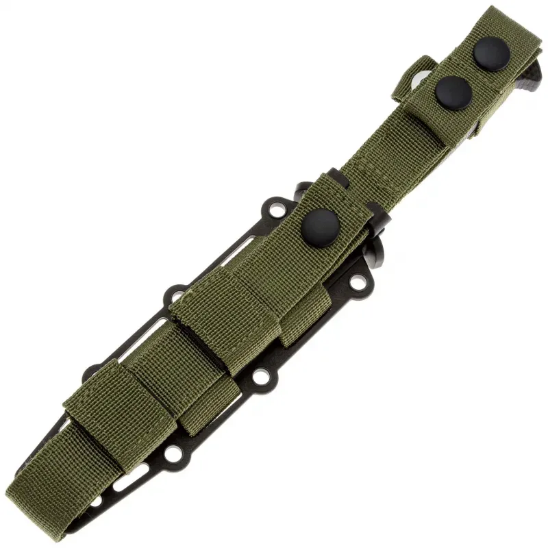 Туристический нож НОКС Кром Blackwash сталь AUS-8, рукоять черная резина