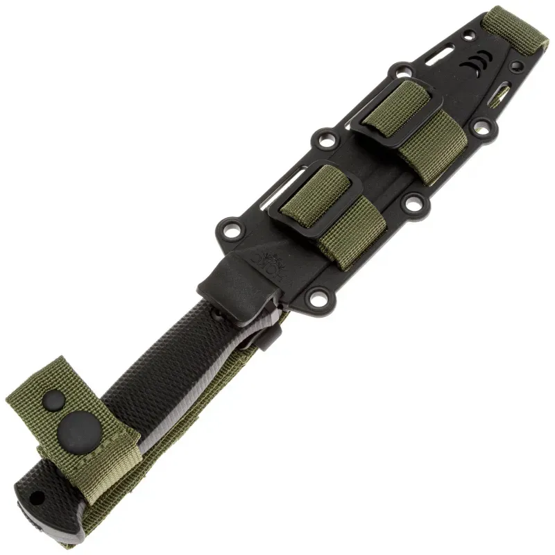 Туристический нож НОКС Кмет Blackwash сталь AUS-8, рукоять черная резина