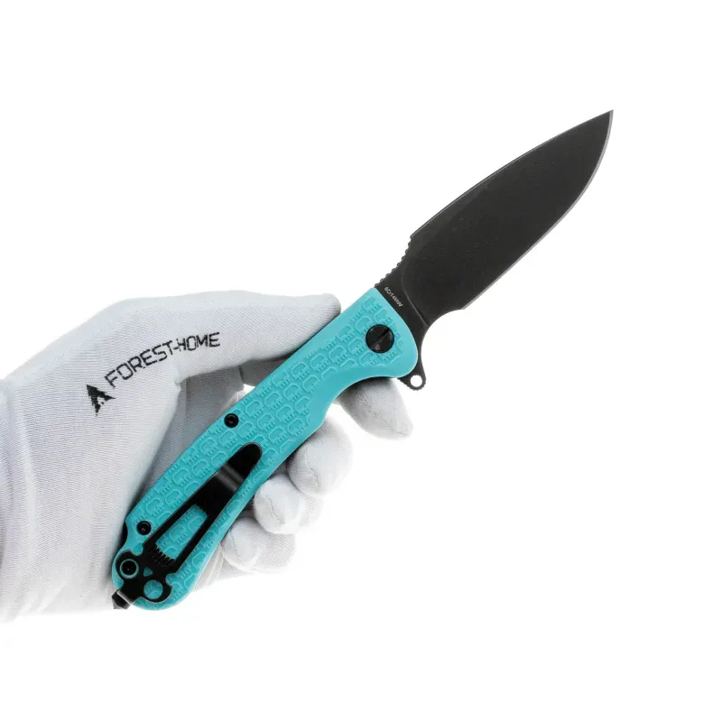 Складной нож Daggerr Fielder DL blackwash сталь 8Cr14MoV, рукоять Tiffany FRN