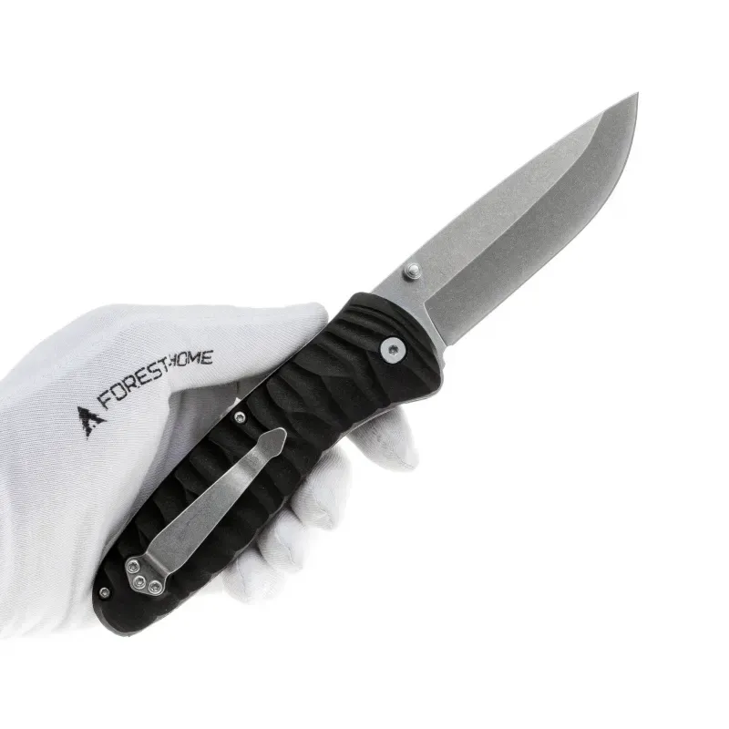 Складной нож Ganzo G6252 cталь 440, рукоять Black FRN