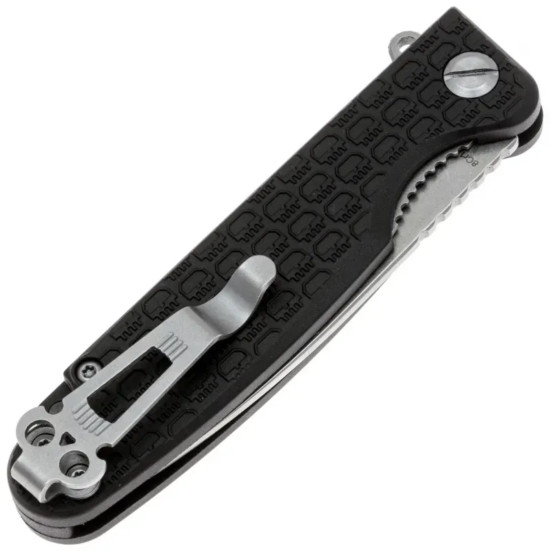 Складной нож Daggerr Dopey DL stonewash сталь 8Cr14MoV, рукоять Black FRN