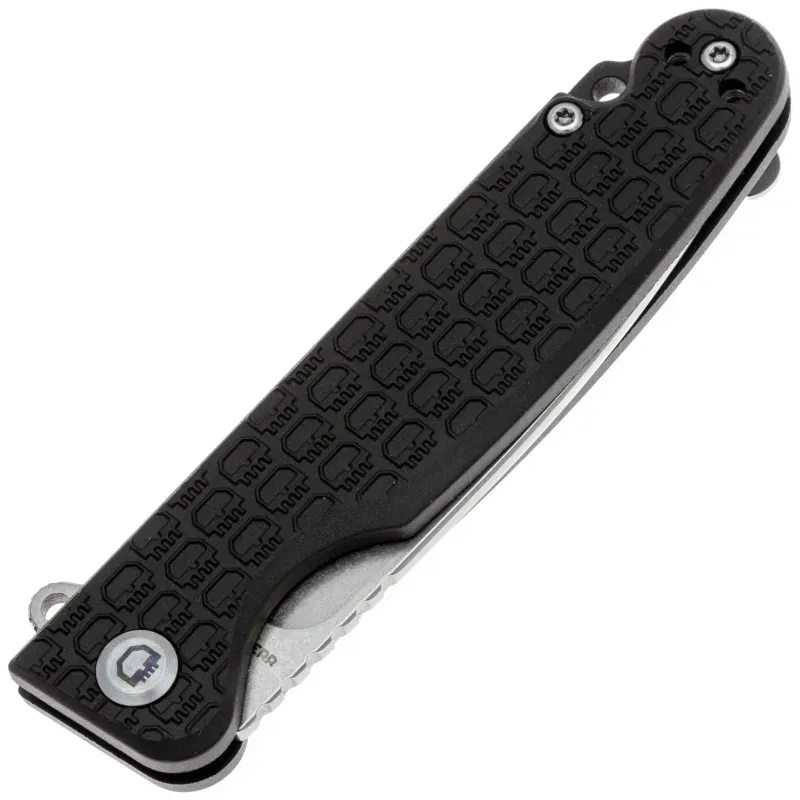 Складной нож Daggerr Dopey DL stonewash сталь 8Cr14MoV, рукоять Black FRN