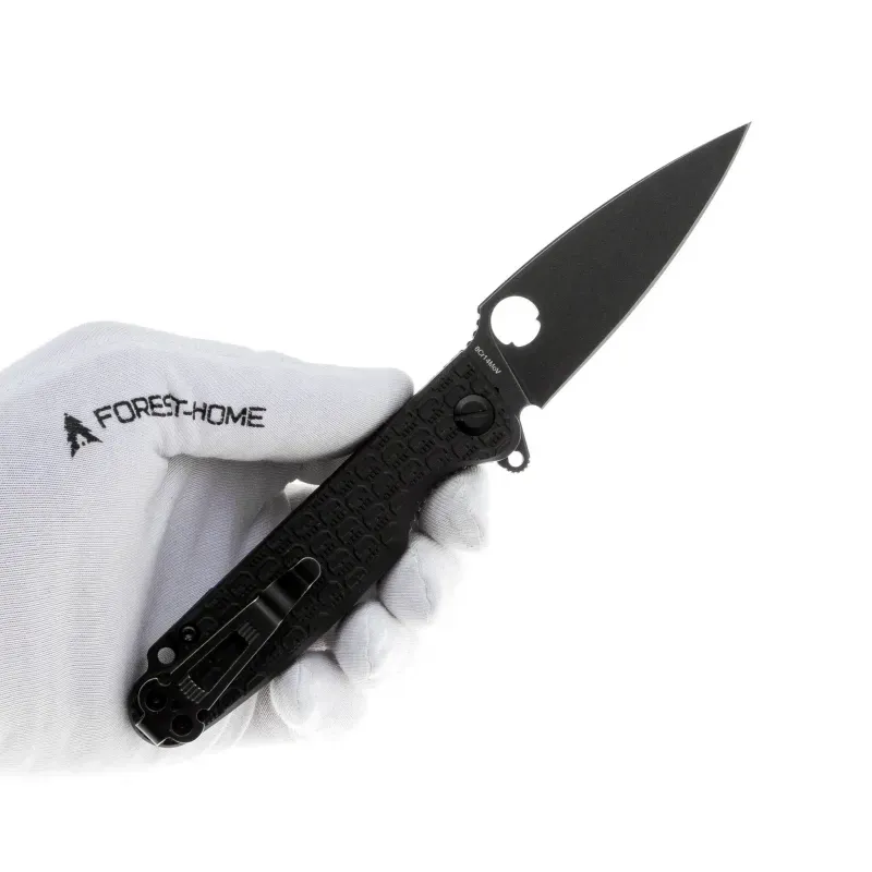 Складной нож Daggerr Piranha DL blackwash сталь 8Cr14MoV, рукоять Black FRN