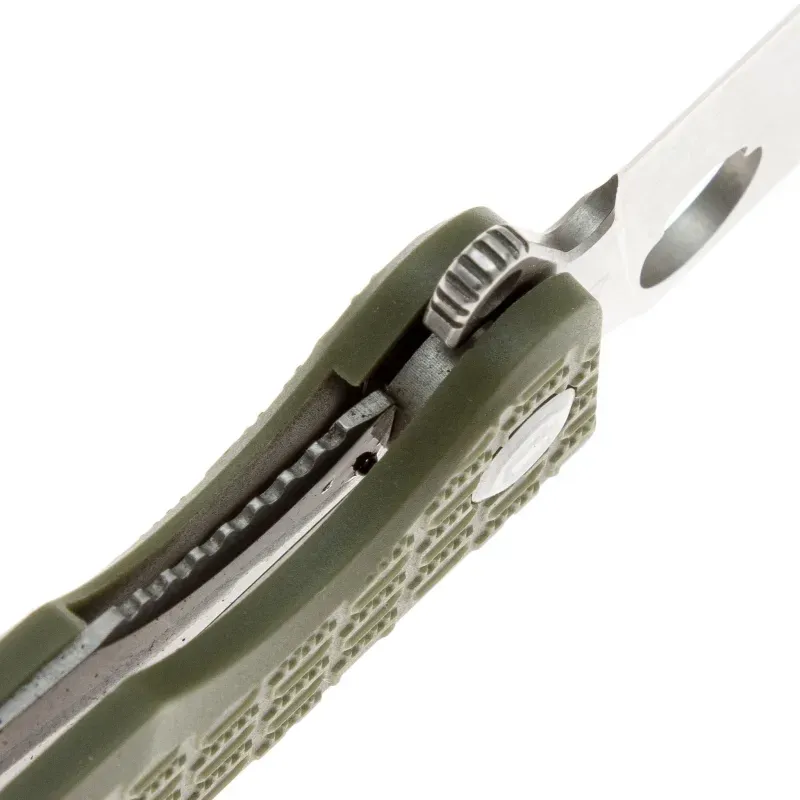 Складной нож Daggerr Piranha DL stonewash сталь 8Cr14MoV, рукоять Olive FRN