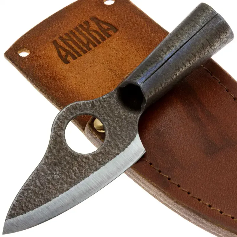 Нож-копьё УРМ Аника EDC Ворон сталь 9ХС