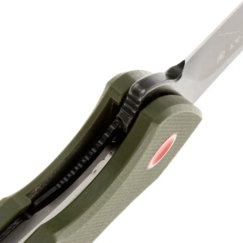 Складной нож Mr.Blade Hellcat Mini Boba Fett blackwash сталь VG-10, рукоять Olive G10