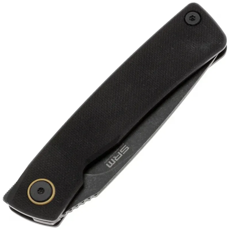 Складной нож SRM Air black сталь 14C28N, рукоять Black G10