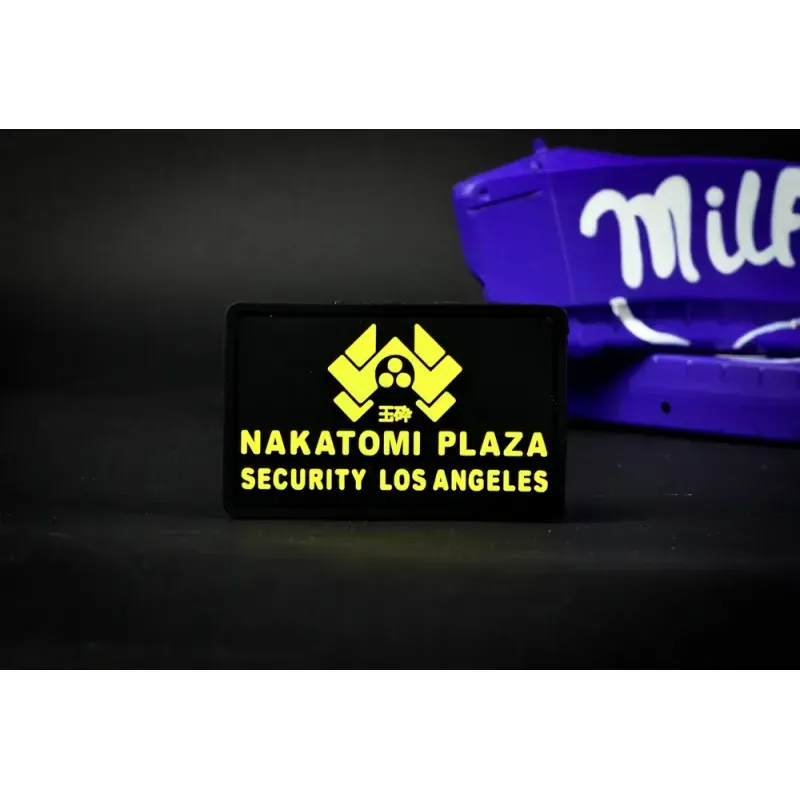 Нашивка, патч "Nakatomi Plaza" ПВХ тактическая с липучкой.