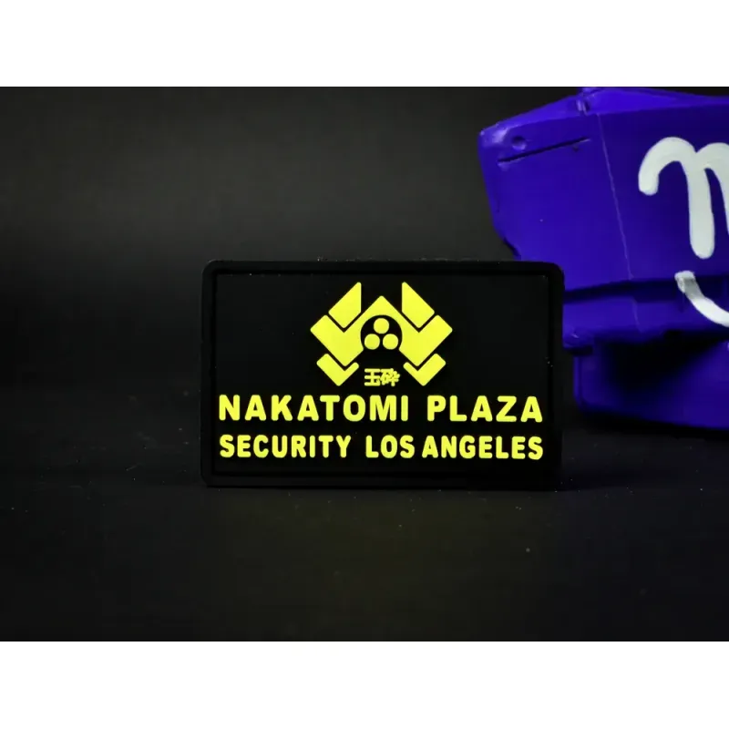 Нашивка, патч "Nakatomi Plaza" ПВХ тактическая с липучкой.