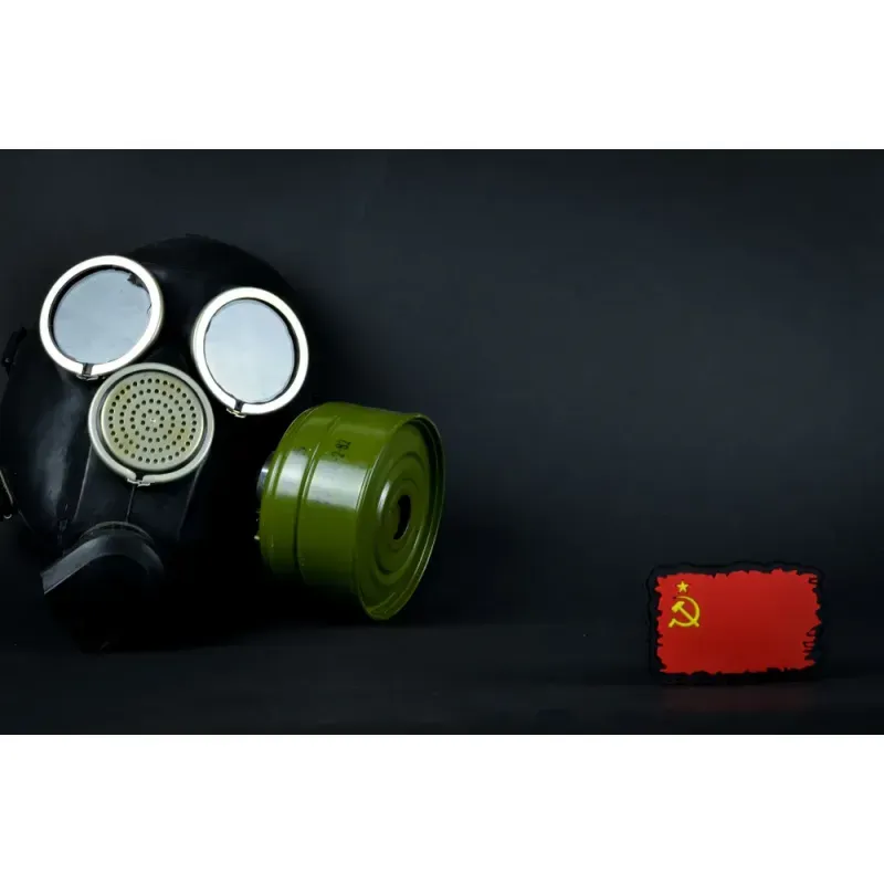 Нашивка, патч "Флаг СССР" ПВХ тактическая с липучкой.