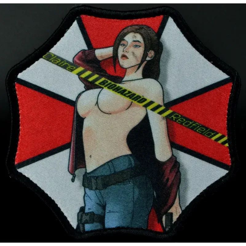 Нашивка, патч "Claire Redfield" тактическая с липучкой.