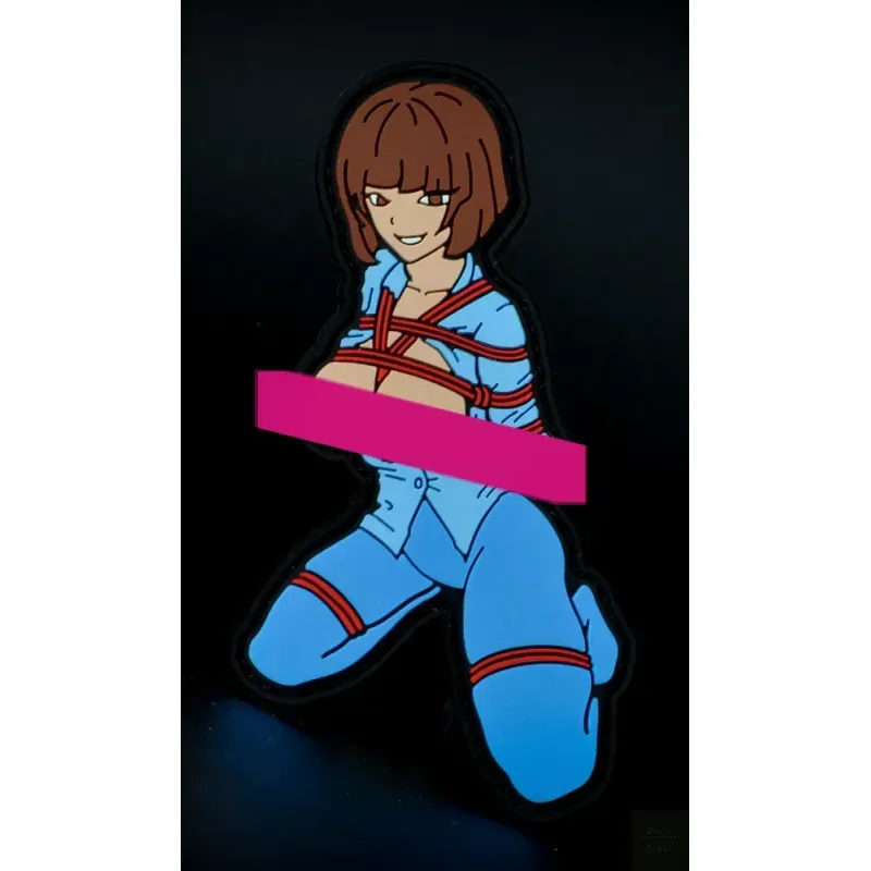 Нашивка, патч "Шибари Шоу" ПВХ тактическая с липучкой 