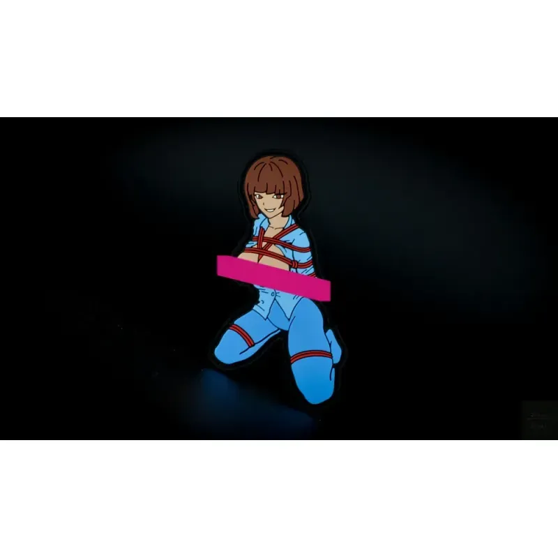 Нашивка, патч "Шибари Шоу" ПВХ тактическая с липучкой 