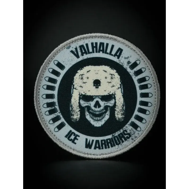 Нашивка, патч "Вальхалльские Ледяные Воины, Valhalla Ice Guardian" тактическая с липучкой 