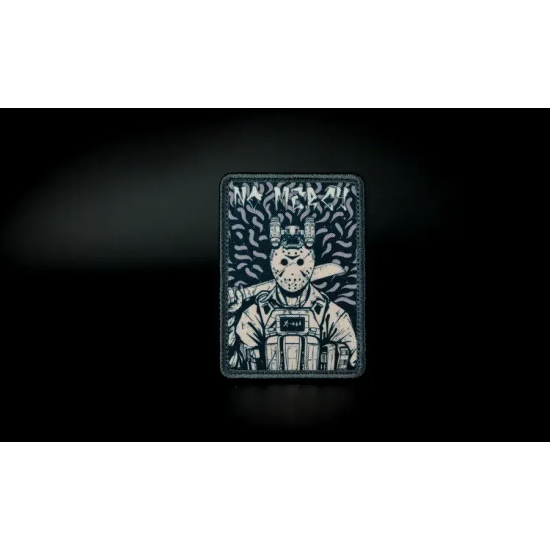 Нашивка, патч "No Mearcy" тактическая с липучкой 