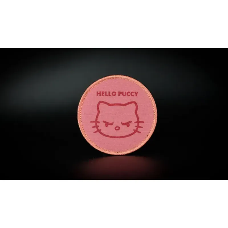 Нашивка, патч "Hello Puccy" тактическая с липучкой 