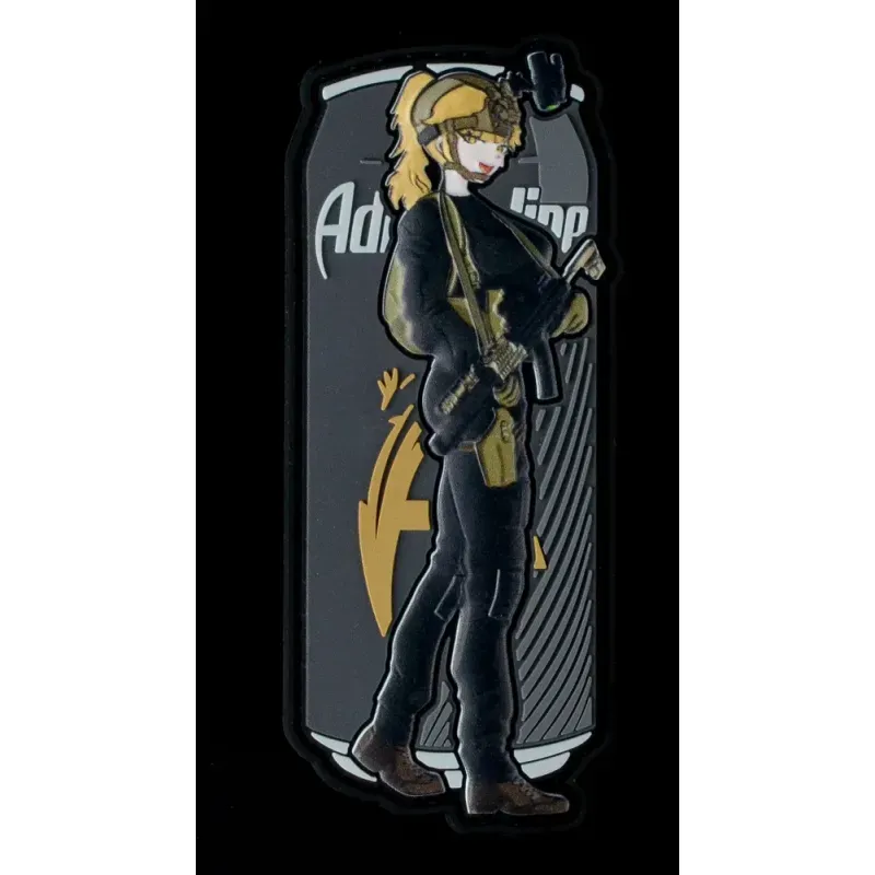 Нашивка, патч "ENERGY ТЯН, ADRENALINE" ПВХ тактическая с липучкой 