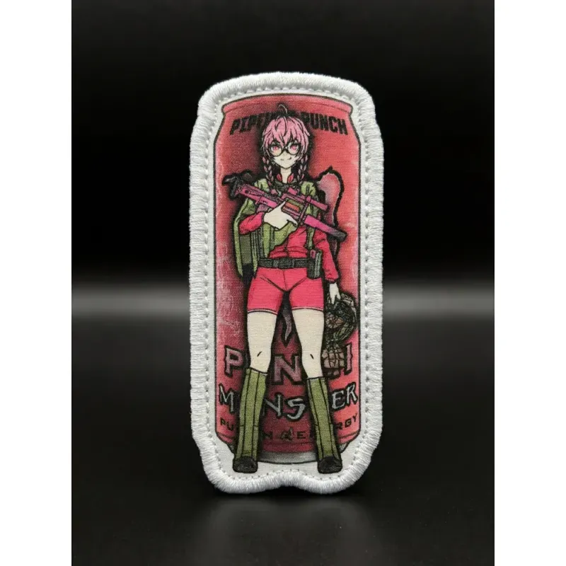 Нашивка, патч "ENERGY ТЯН, PUNCH MONSTER" тактическая с липучкой 