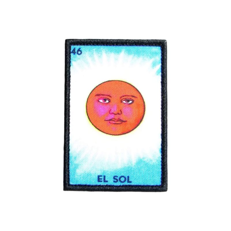 Нашивка, патч "Карта мексиканской лотери солнце