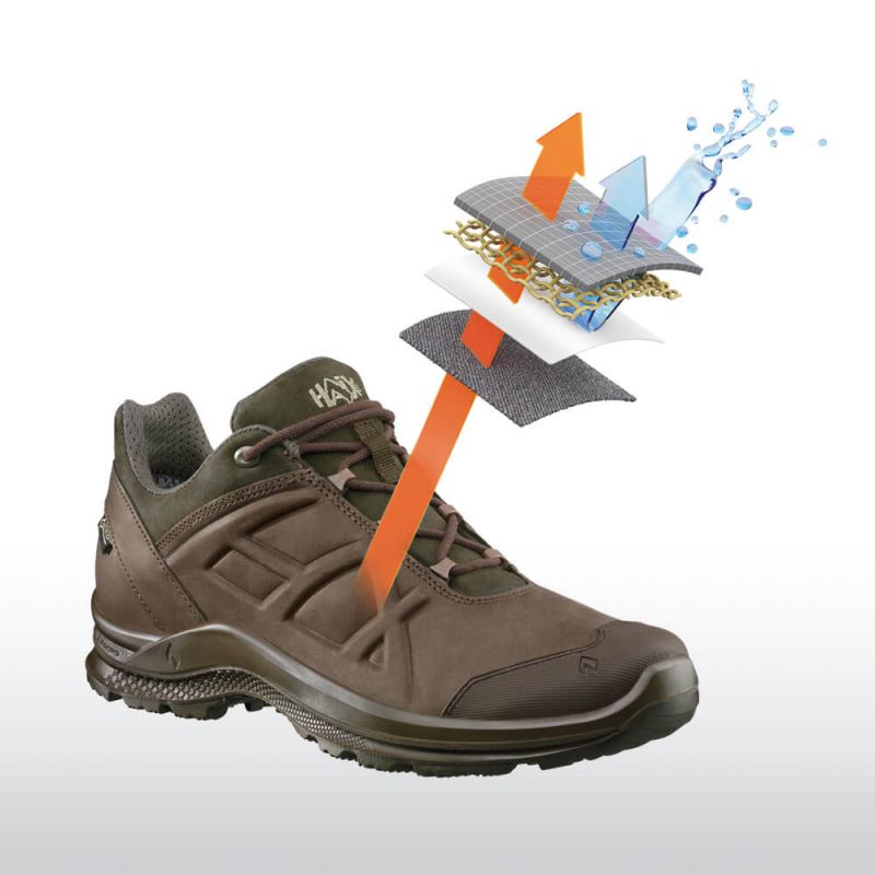 Ботинки HAIX Black Eagle Nature GTX Low, brown