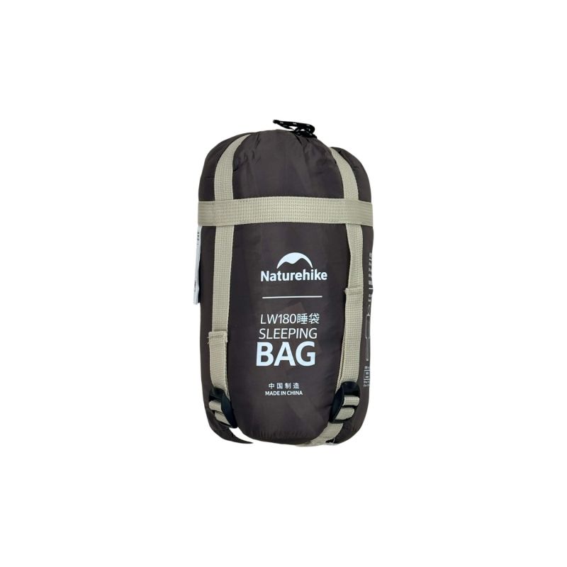 Мешок спальный Naturehike NH21MSD09 мини LW180, размер M, коричневый, 6927595777954