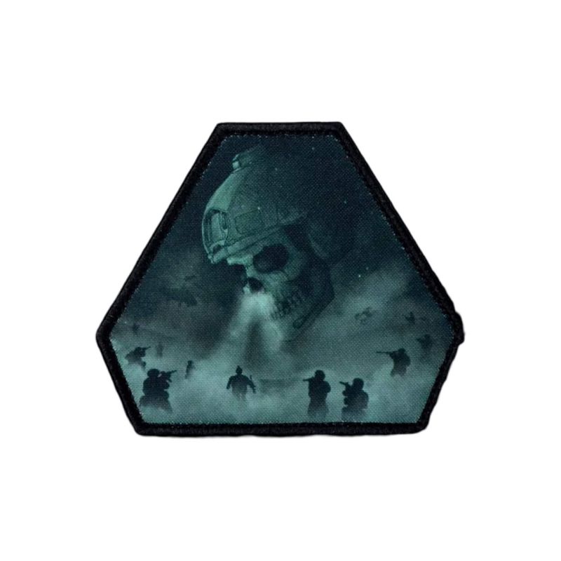 Нашивка, патч Туман, тактическая с липучкой.