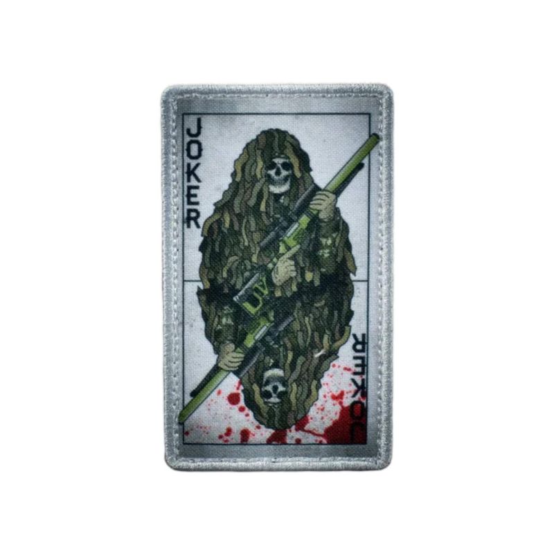 Нашивка, патч "Joker, тактический" тактическая с липучкой.