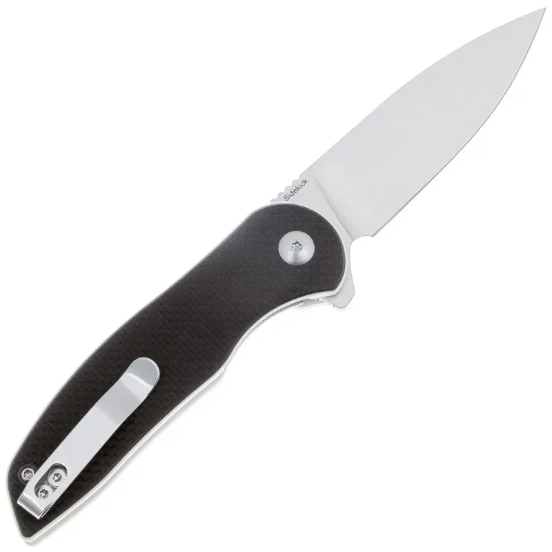 Складной нож Kizer Sidekick сталь 9Cr18MoV Satin, рукоять Black/White G10