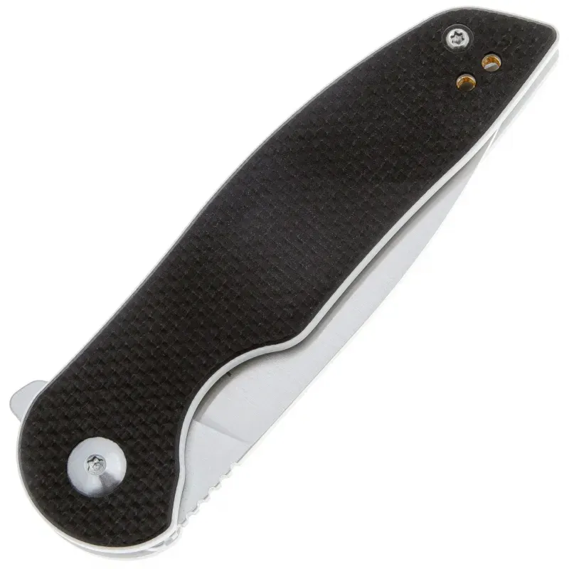 Складной нож Kizer Sidekick сталь 9Cr18MoV Satin, рукоять Black/White G10