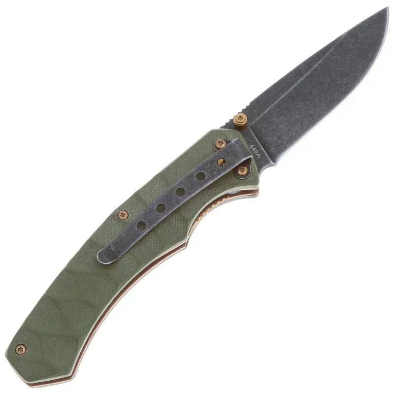 Складной нож Boker Magnum Iguanodon сталь 440A, рукоять Green G10