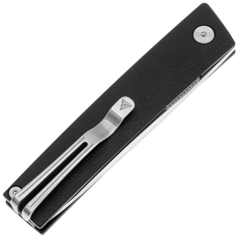 Складной нож SRM Gent satin/stonewash сталь 10Cr15CoMoV, рукоять Black G10